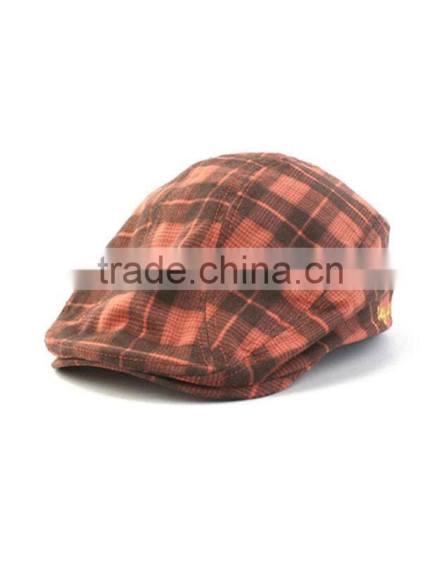2013 customized checked german cap,newsboy cap,Ivy Hats