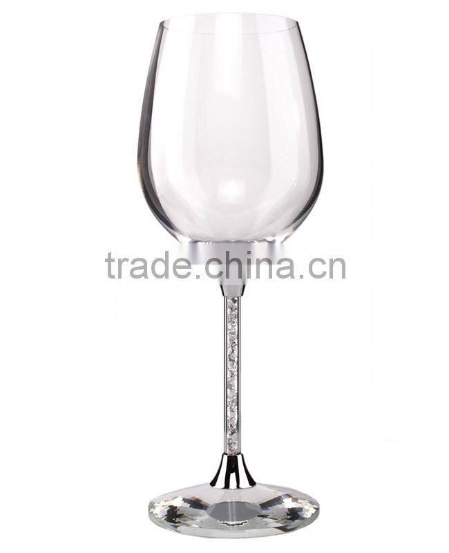 Wholesale top quality elegant silver foil paper, aluminium foil paper neck of wine glass home party wendding shopping