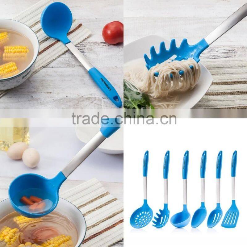 OEM Silicone Kitchen Cooking Tools Utensil Kitchen Tools Set of 6