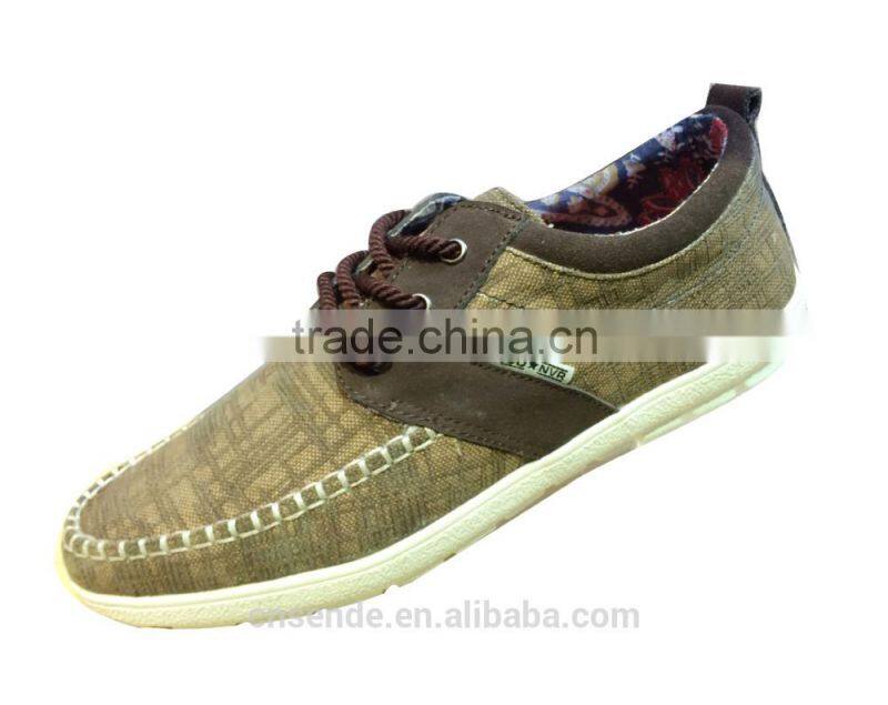 2014 men casual leather shoe