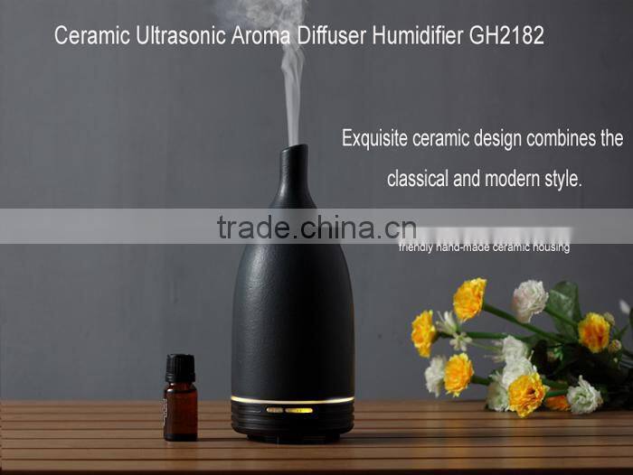 Top quality ultrasonic ceramic air freshener, electric aromatherapy diffuser