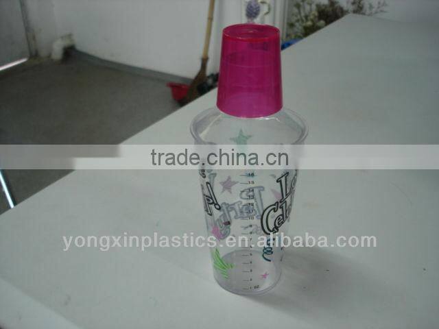 16oz plastic shaker 500ml