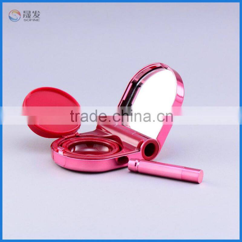 Exquisite empty air cushion bb foundation case powder compact cases Cosmetic Makeup plastic Packaging