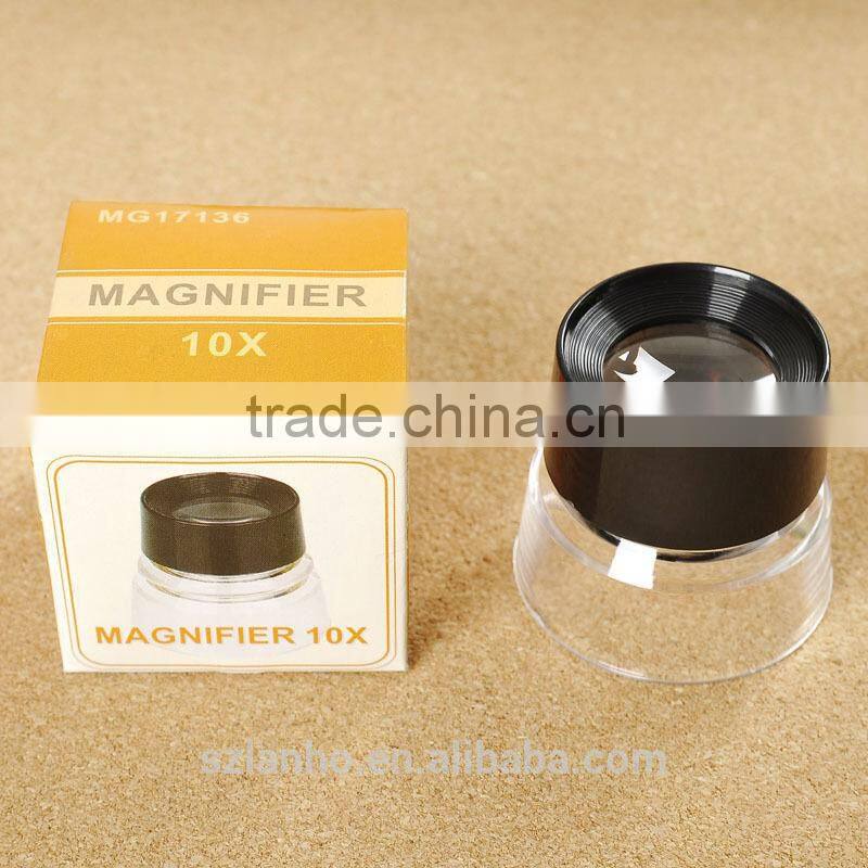 10X Handheld Mini Magnifier Optical Lens Magnifying