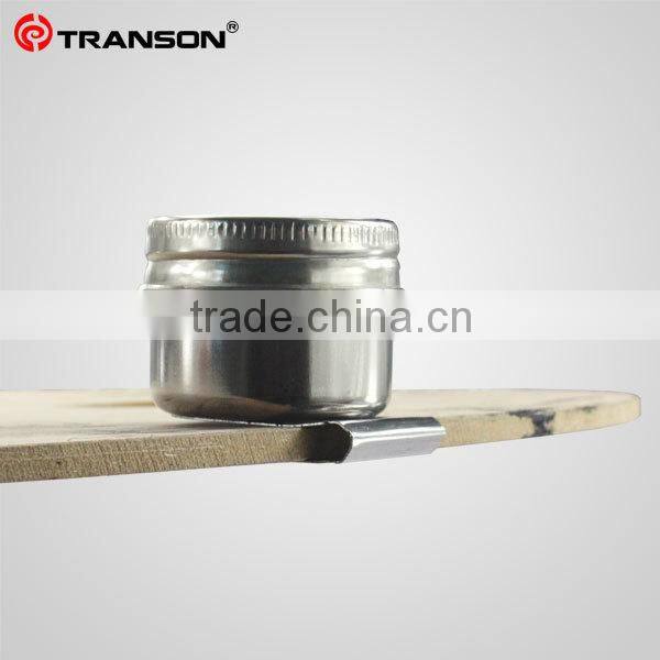 Transon333 Single Medium Size Stainless Steel Metal Painting Palette Cups/Dipper with sealed lid for Artist's Painting