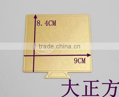 Golden Paper Cake board for birthday party