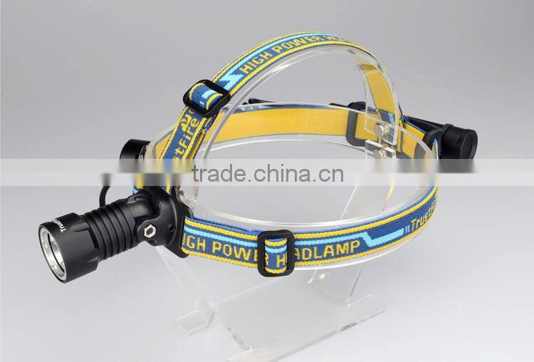 Fishing equipment waterproof 18650 battery operated head lamp