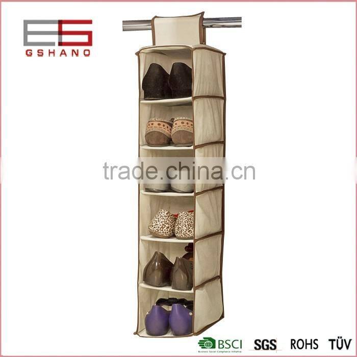 nonwoven TNT Living room closet hanging shelf storage shoes organizer