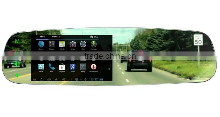 frameless car 4.3 inch rearview mirror monitor with mirror link function germid