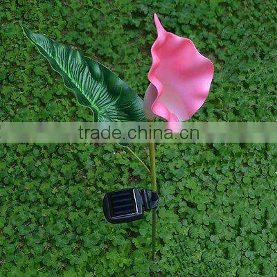 bright decorative solar powered lantern with led