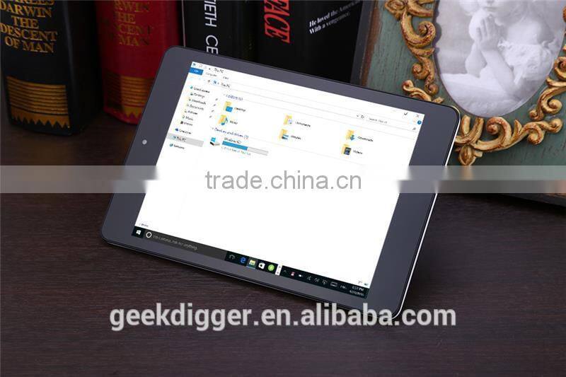 Teclast X89 Kindow Reader Tablet PC-BLACK/ Win 10 + Android 4.4 Intel Baytrail Z3735F Quad Core 1.33GHz 7.5 inch