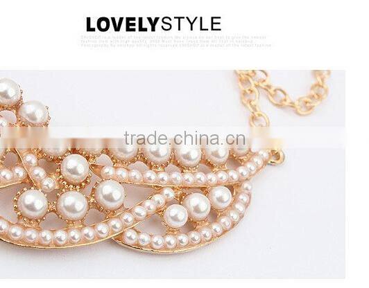 Top Quality Pearl Choker Vintage Pendant Statement Necklace Women Necklaces & Pendants Fashion Necklaces for Women 2014