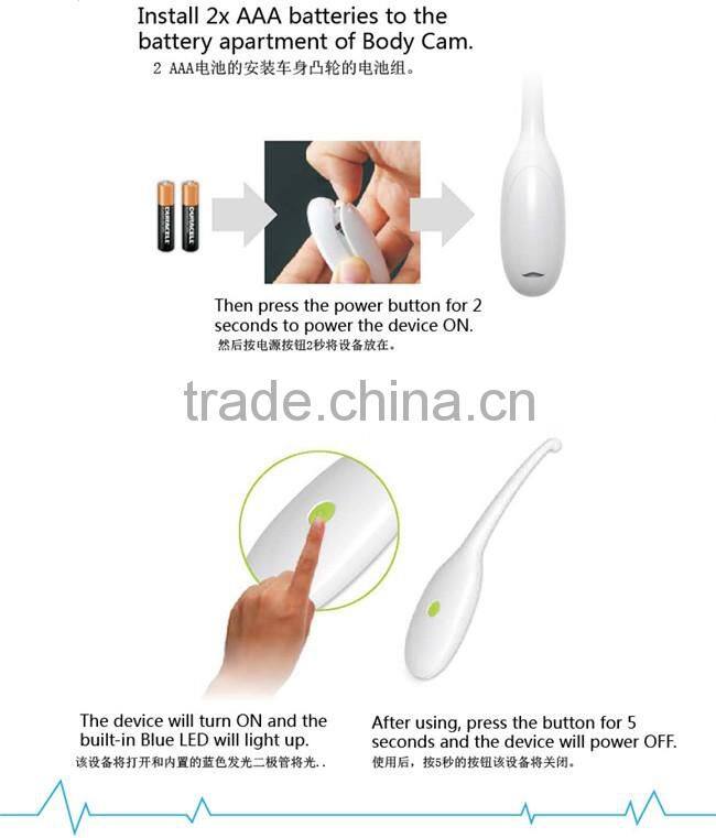 Visible multi-function intraoral camera wirelss connection real time observation dental camera for family health