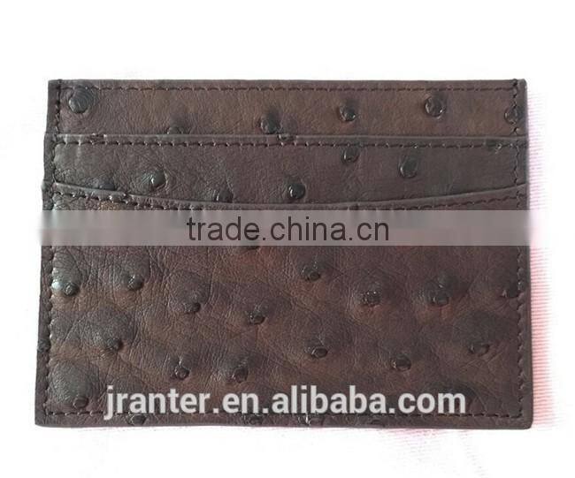 Latest design ostrich leather business card holder or name card holder