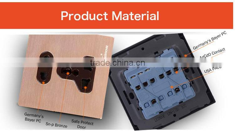2016 new auto electric window switch brush gold switch