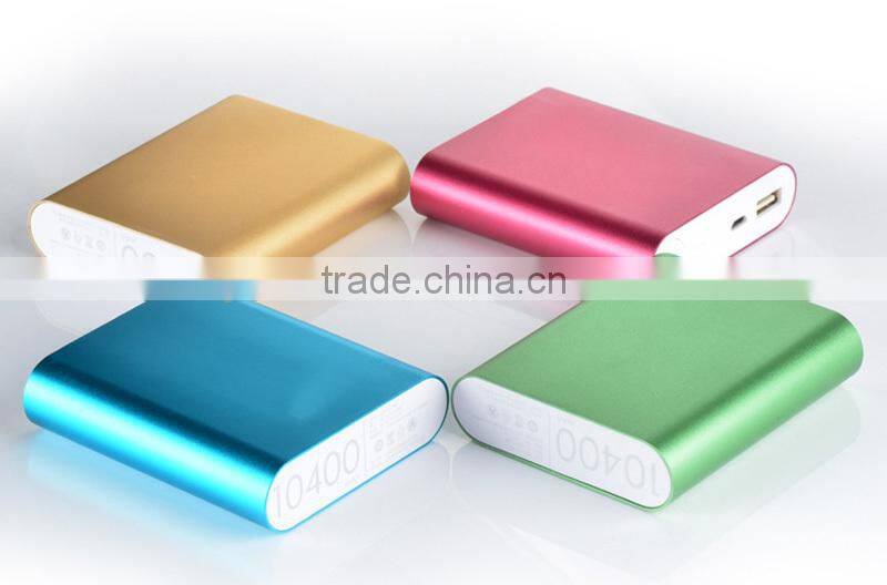 OEM factory wholesale high capacity mi power bank 10400mah