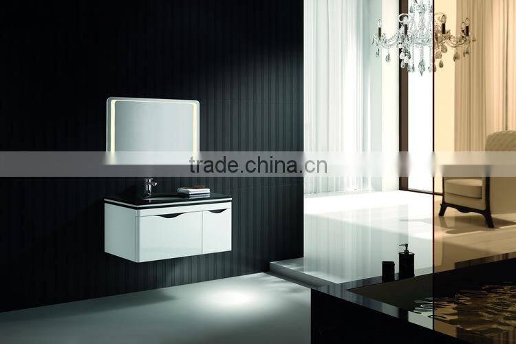 CRW GL4411 White Wall Mounted Bathroom Cabinet
