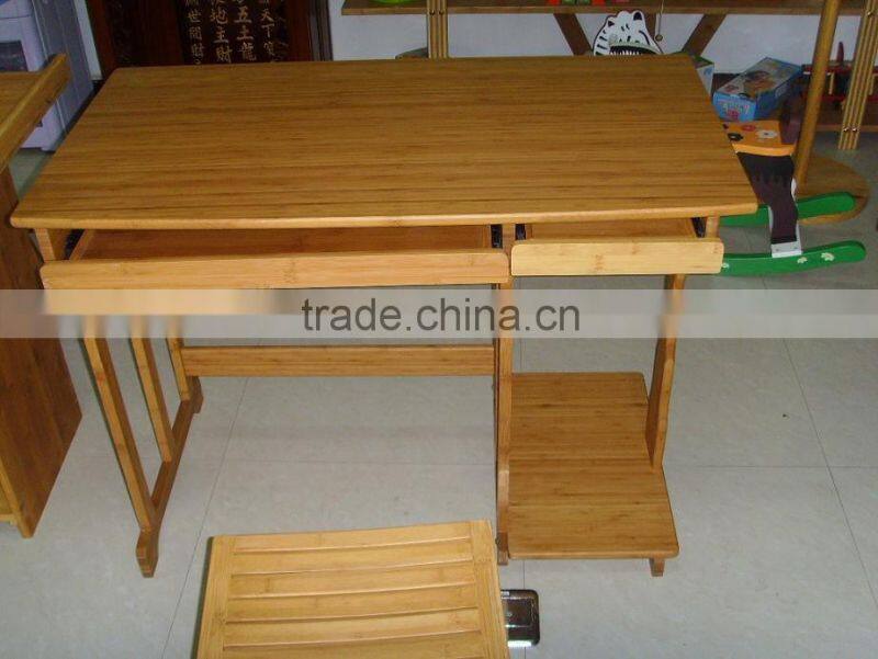 Bamboo computer desk
