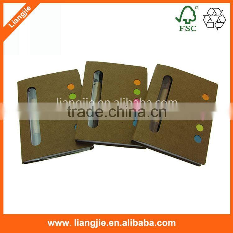 Realistic new design lovly leaf shaped sticky notes pad