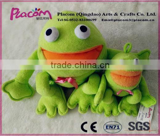 Unique Design Interesting Cheap Frog Plush Hand Puppet for Wholesale