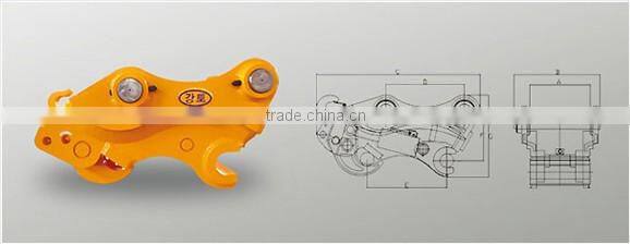 Quick hitch coupler for VOLVO