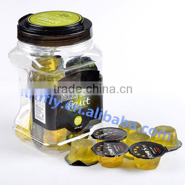 35g/pc alcoholic jelly cup with assorted fruit flavour