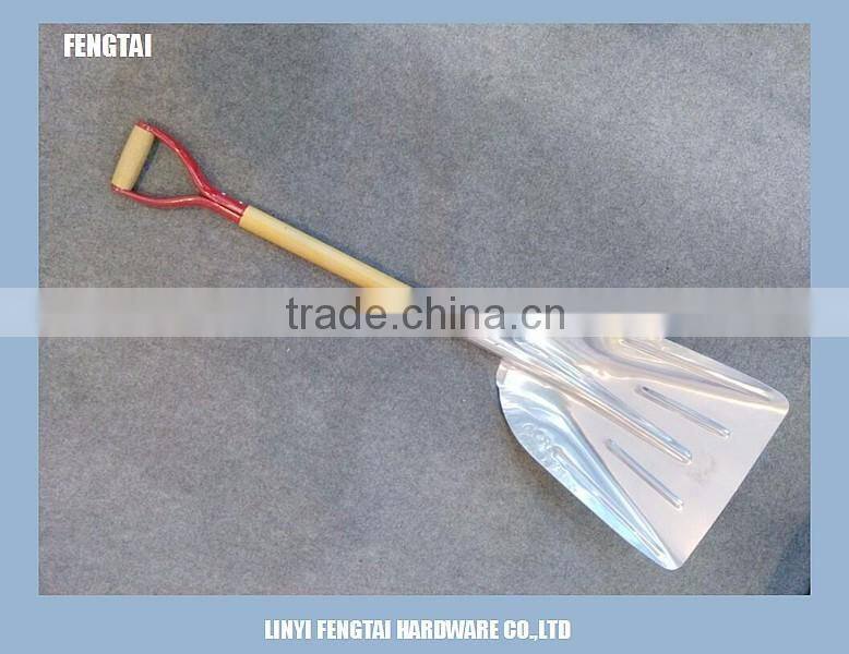 Different Types Wooden Handle Aluminium Snow Shovel
