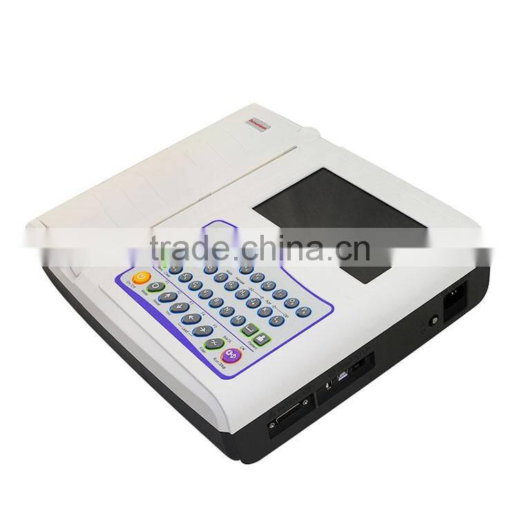New Digital Portable 12 Channel ECG/ EKG machine with low price