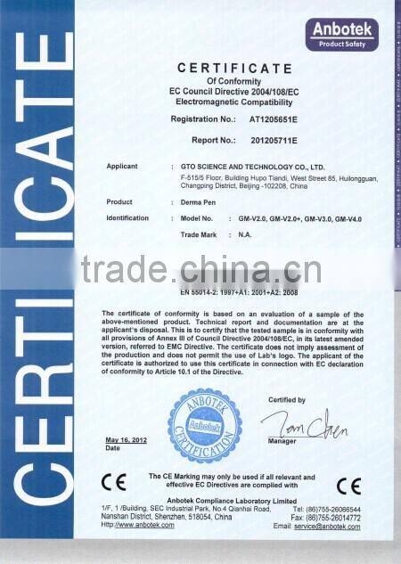 12 needles derma stamp electric derma roller pen dermapen