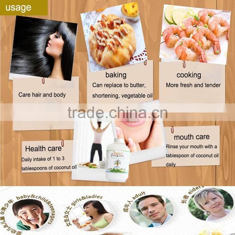 Cold Pressed Virgin Coconut Oil with High Quality