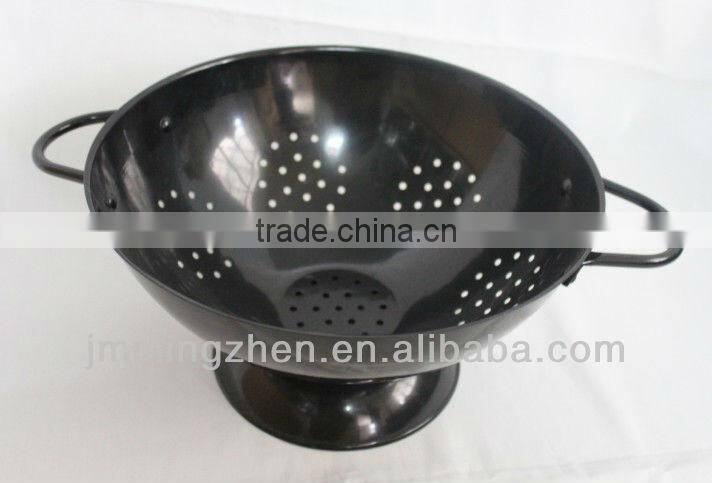 Stainless steel fruit basket with basket, Stainless steel red basket, Fruit basket with cover