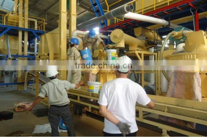 Wood Pellet mill plant line with hammer mill