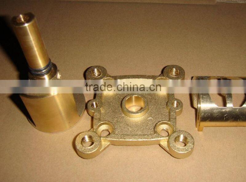 OEM copper machinery parts supplies CNC copper lathe turning mechanical parts