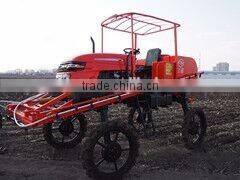 Small self-propelled agricultural sprayer machine