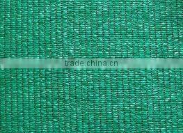 Dark green sunshade netting with plant fied