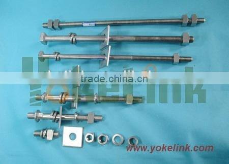 316 stainless steel stud bolts for line post insulator