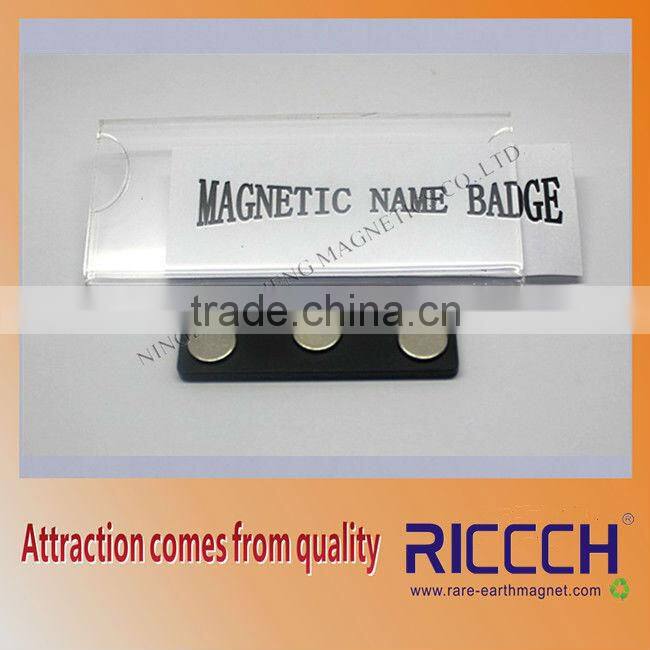 NdFeB Magnet name tags/attachment/nameplates
