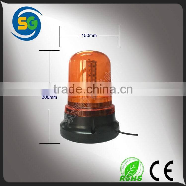 Super Bright Amber LED Flashing Light 12V Automotive LED Rotating Beacon Light