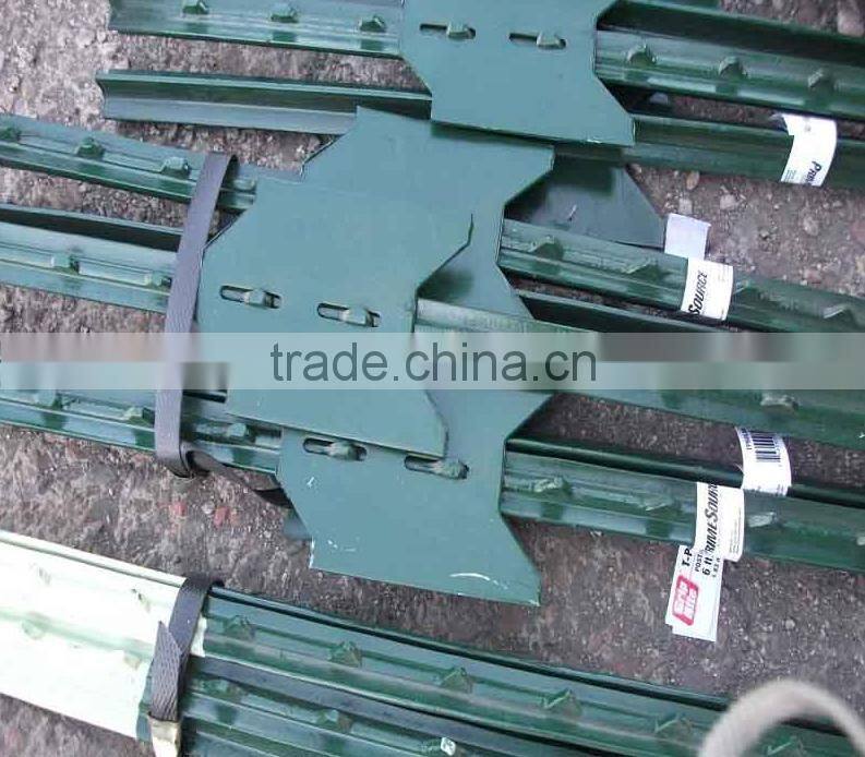 XunQiang hot sale t fence post / studded t post