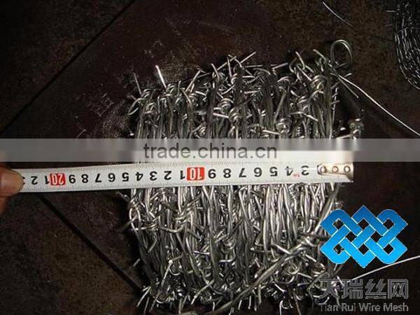Hot dipped galvanized barbed wire