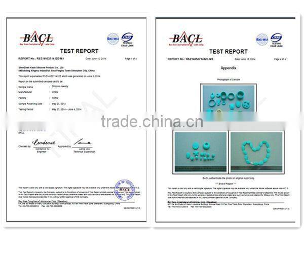 Silicone Chewable rubber pendants