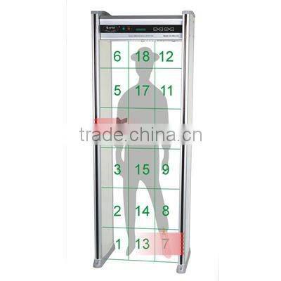 JH series advanced 18 zones walk through metal detector