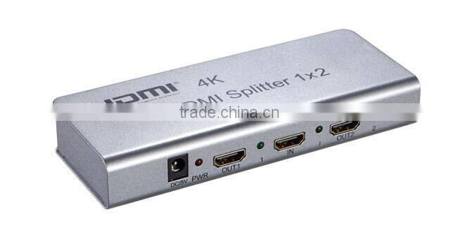 Hot Selling High Quality VOXLINK 4K HDMI splitter 1X2 (HDMI 1.4,HDCP1.4 ,4K,IR extension, EDID management, RS232) EUVOXLINK