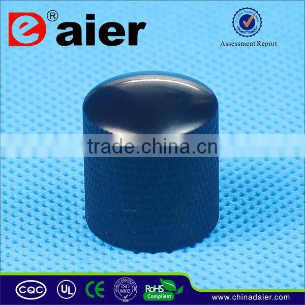 volume black guitar round metal knobs