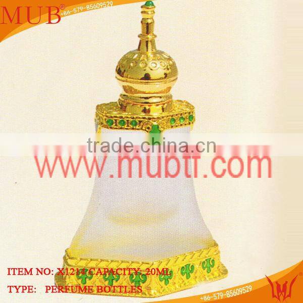 5ml/7ml/10ml/15ml Arabic Perfume Bottle,green diamond arabic glass bottles