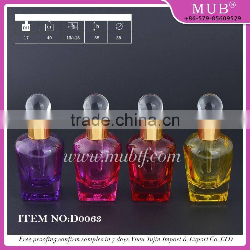 D0061 dropper bottle glass bottle aluminum perfume bottle wholesale