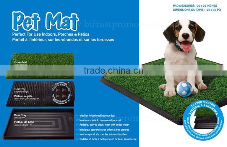 Best Sell Train Dog Accessories Artificial Grass Mat Pet Dog Pee Pad