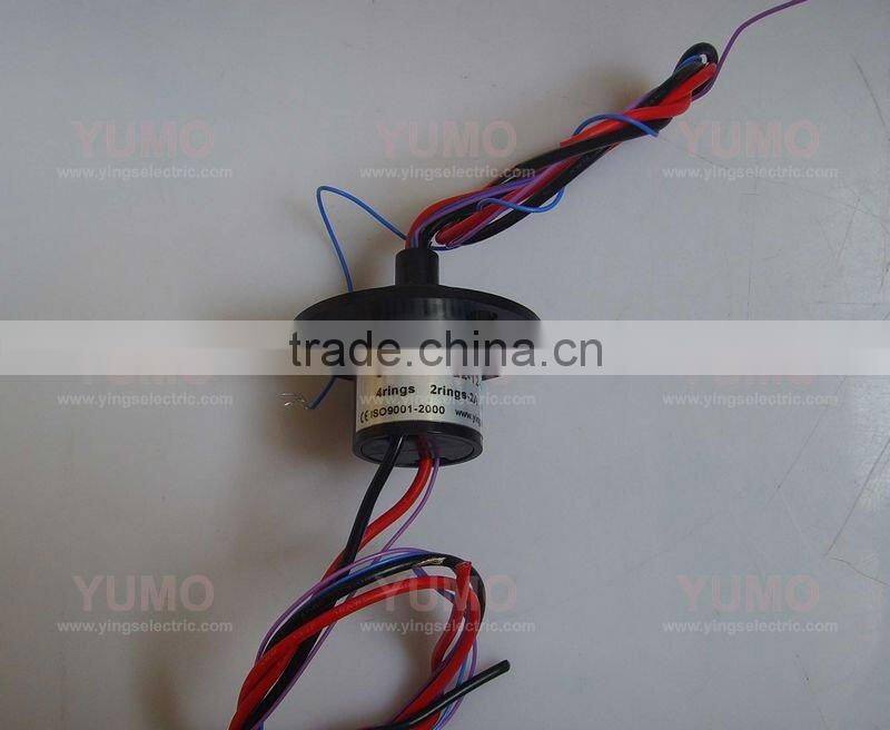 SR022-12-2P2S 4 rings slip ring Capsule electrical slip ring