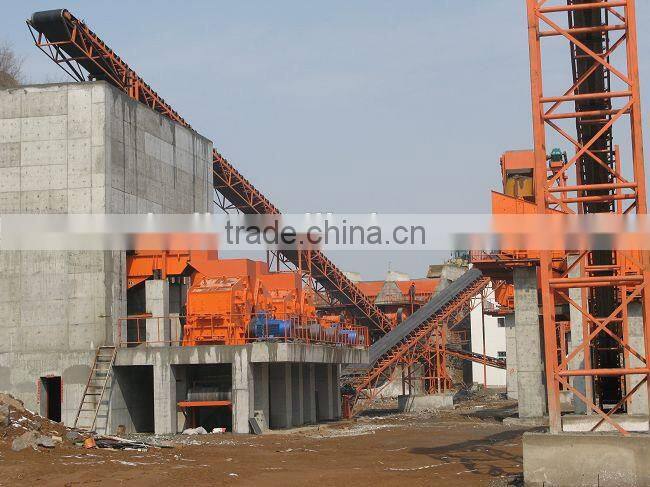 Iron ore /rock ore stone crushing production line with low cost