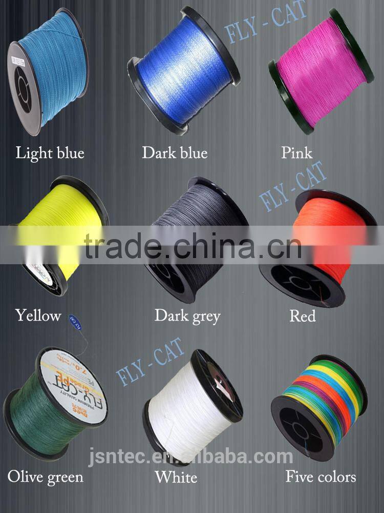 2000m 80lb Multi color Pe braid fishing line